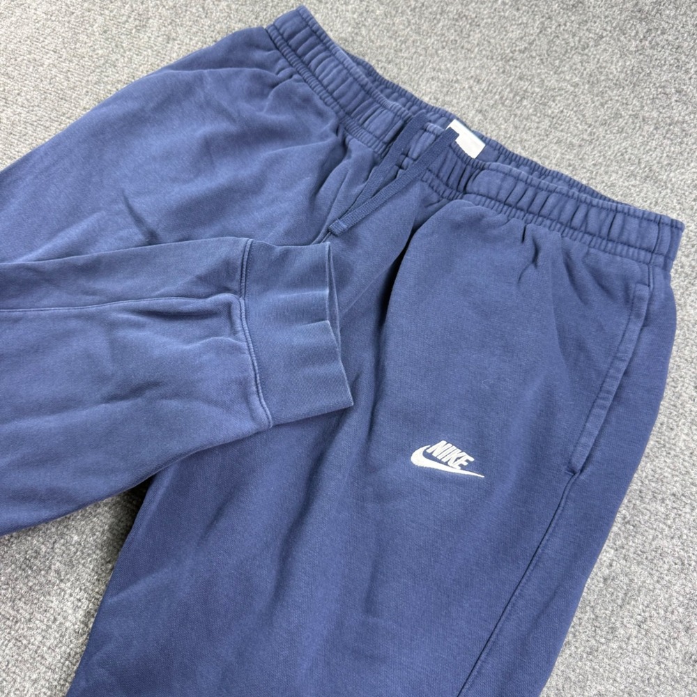 Nike Club Fleece Joggers Size XL Navy Blue BV2671-410 Embroidered Logo Men's